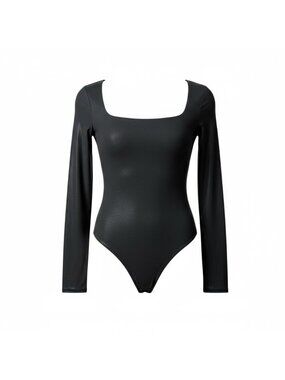 Lululemon Wundermost Nulu Square-Neck Long-Sleeve Bodysuit Small W3INRS NWT